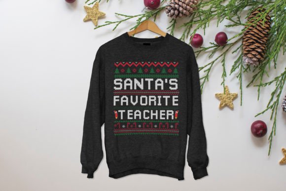 A Designer's Real-World Review of Santas Favorite Teacher T-shirt