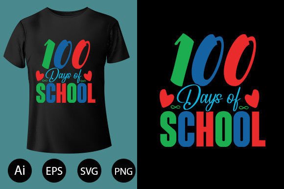 A Practical Look at the 100 Days of School T-shirt Design