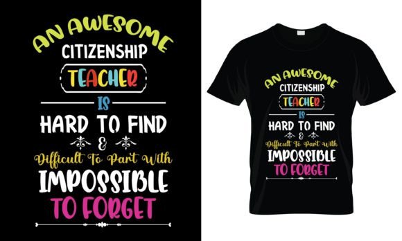 An Embroidery Designer's Take on a Citizenship Teacher Design