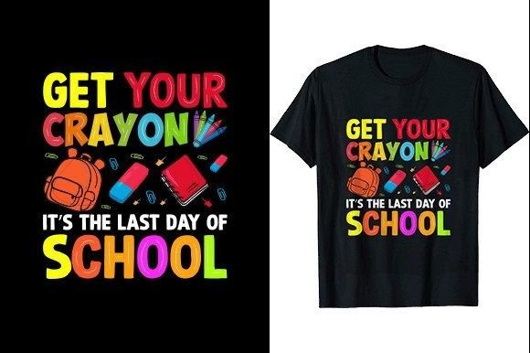 Get Your Crayon: A Designer’s Look at This School Days T-Shirt Design