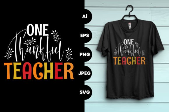 Thankful Teacher Thanksgiving Tshirt Design Review